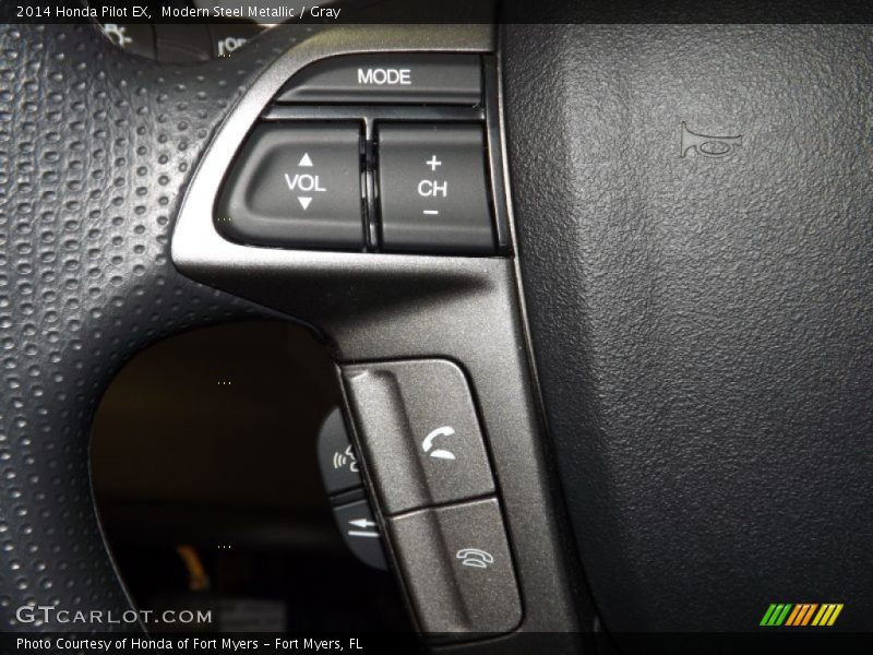 Modern Steel Metallic / Gray 2014 Honda Pilot EX