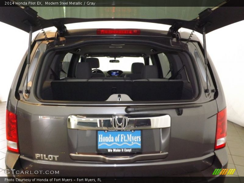 Modern Steel Metallic / Gray 2014 Honda Pilot EX