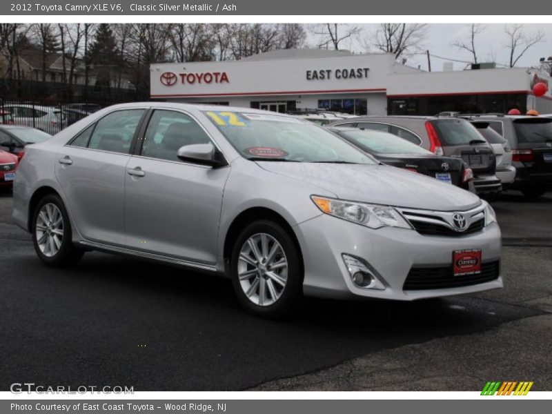 Classic Silver Metallic / Ash 2012 Toyota Camry XLE V6