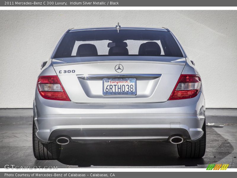 Iridium Silver Metallic / Black 2011 Mercedes-Benz C 300 Luxury