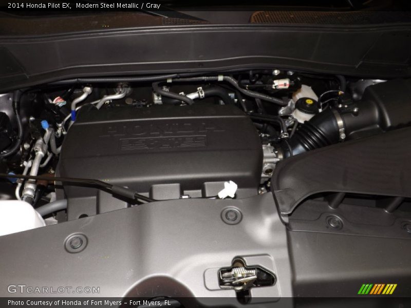 Modern Steel Metallic / Gray 2014 Honda Pilot EX