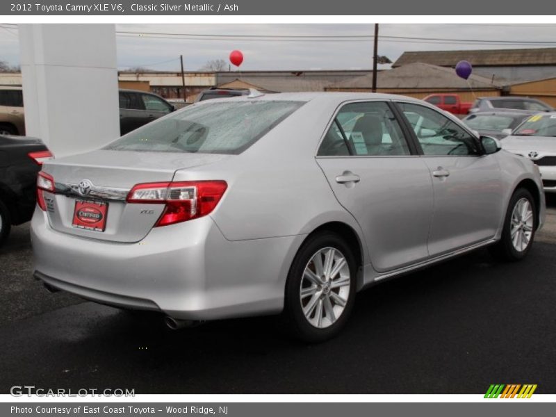 Classic Silver Metallic / Ash 2012 Toyota Camry XLE V6