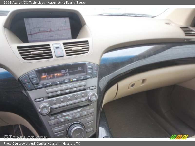 Aspen White Pearl / Taupe 2008 Acura MDX Technology