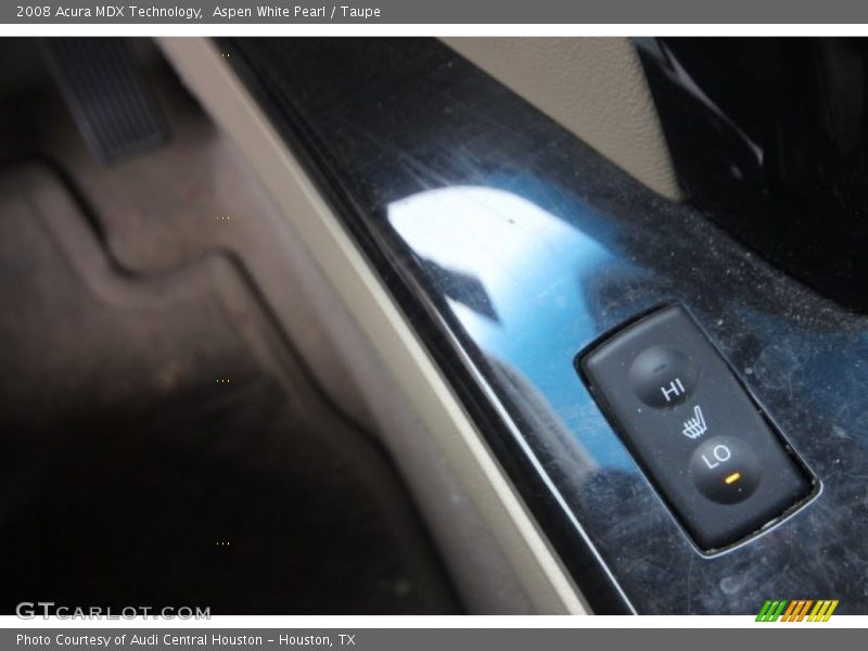 Aspen White Pearl / Taupe 2008 Acura MDX Technology