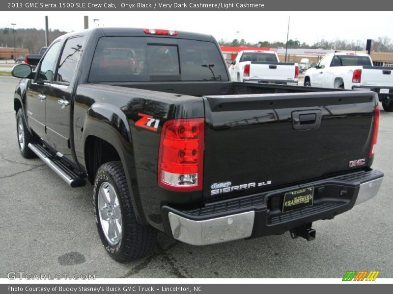 Onyx Black / Very Dark Cashmere/Light Cashmere 2013 GMC Sierra 1500 SLE Crew Cab