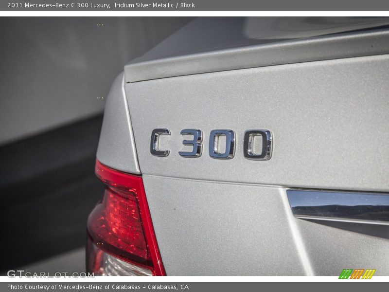 Iridium Silver Metallic / Black 2011 Mercedes-Benz C 300 Luxury