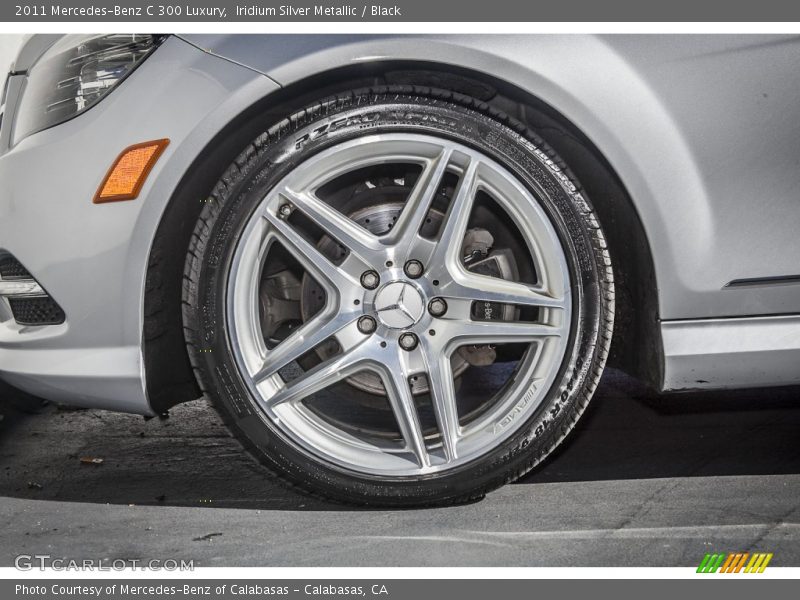 Iridium Silver Metallic / Black 2011 Mercedes-Benz C 300 Luxury