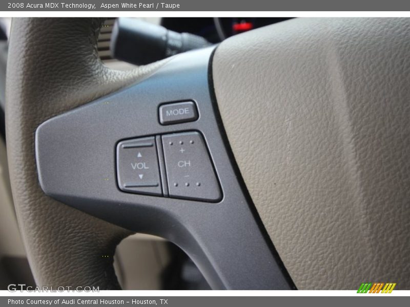 Aspen White Pearl / Taupe 2008 Acura MDX Technology