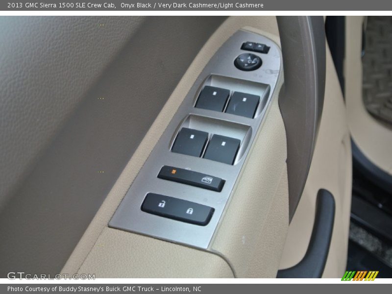 Onyx Black / Very Dark Cashmere/Light Cashmere 2013 GMC Sierra 1500 SLE Crew Cab