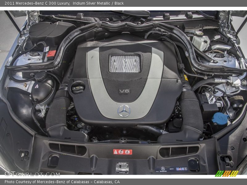Iridium Silver Metallic / Black 2011 Mercedes-Benz C 300 Luxury