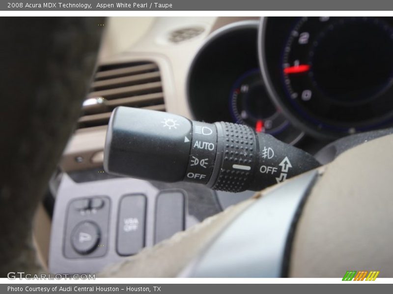 Aspen White Pearl / Taupe 2008 Acura MDX Technology