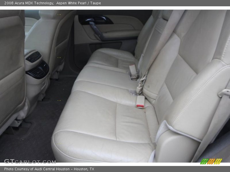 Aspen White Pearl / Taupe 2008 Acura MDX Technology