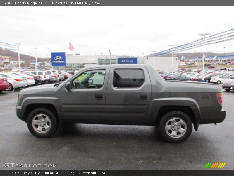Nimbus Gray Metallic / Gray 2008 Honda Ridgeline RT
