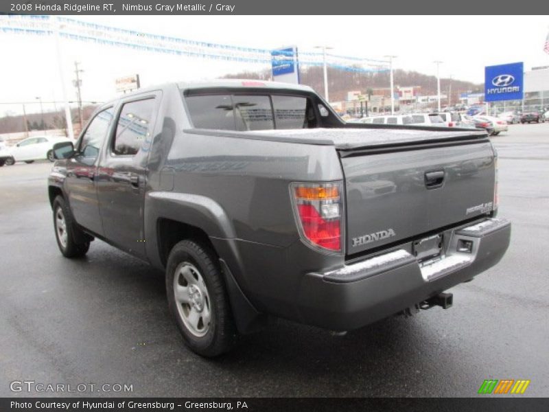 Nimbus Gray Metallic / Gray 2008 Honda Ridgeline RT