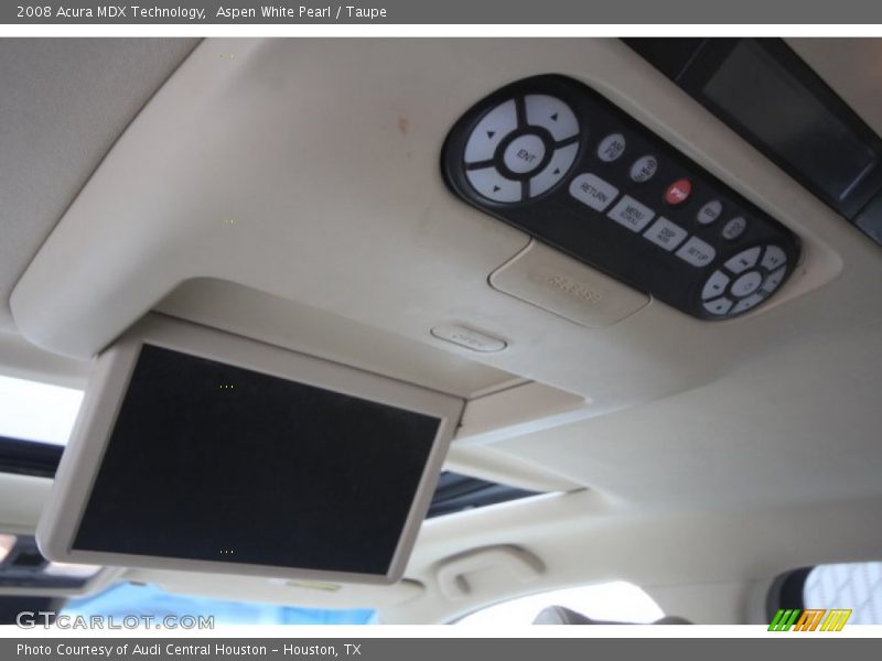 Aspen White Pearl / Taupe 2008 Acura MDX Technology