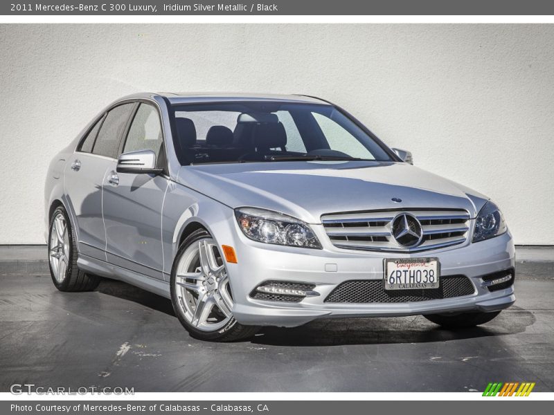 Iridium Silver Metallic / Black 2011 Mercedes-Benz C 300 Luxury