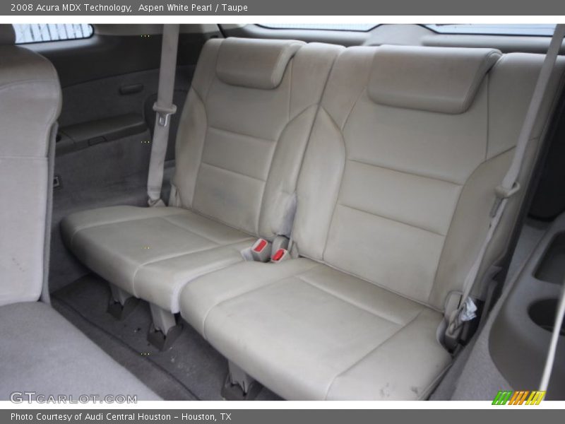Aspen White Pearl / Taupe 2008 Acura MDX Technology
