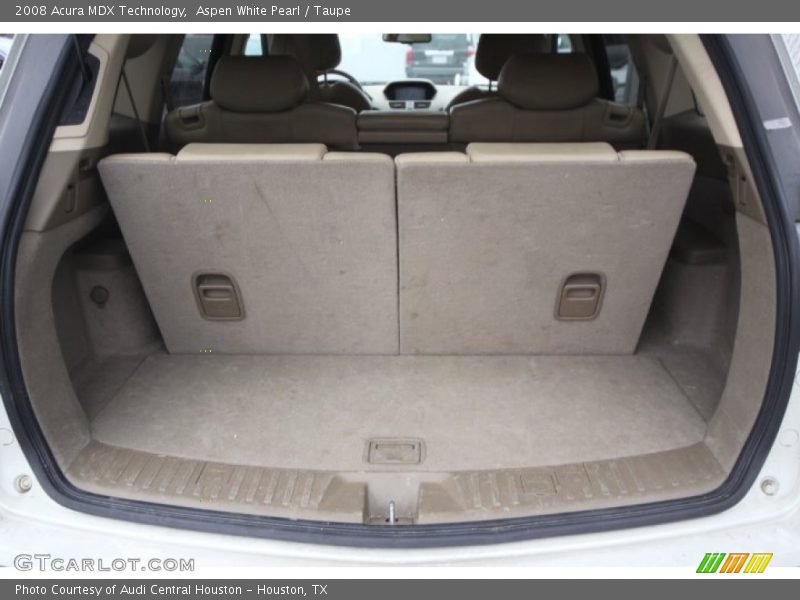 Aspen White Pearl / Taupe 2008 Acura MDX Technology