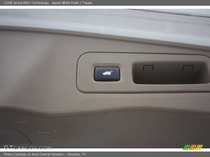 Aspen White Pearl / Taupe 2008 Acura MDX Technology