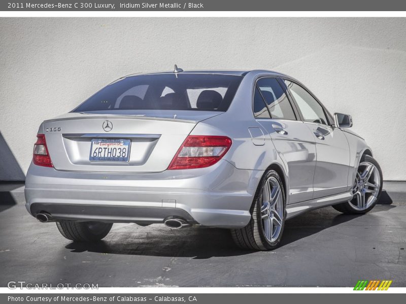 Iridium Silver Metallic / Black 2011 Mercedes-Benz C 300 Luxury