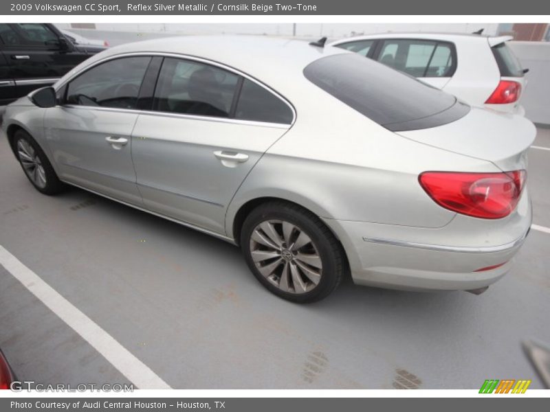 Reflex Silver Metallic / Cornsilk Beige Two-Tone 2009 Volkswagen CC Sport