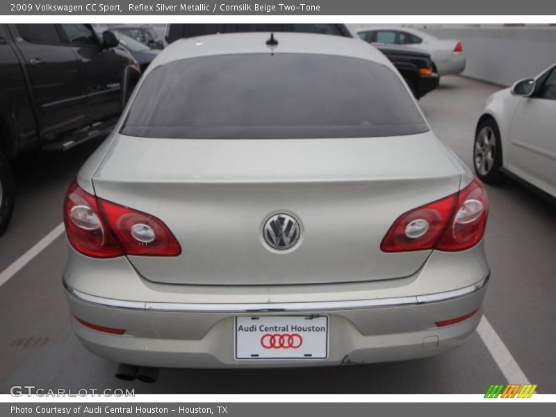 Reflex Silver Metallic / Cornsilk Beige Two-Tone 2009 Volkswagen CC Sport