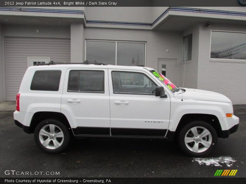 Bright White / Dark Slate Gray 2012 Jeep Patriot Latitude 4x4