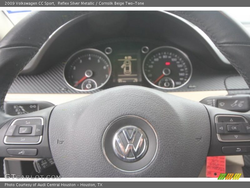 Reflex Silver Metallic / Cornsilk Beige Two-Tone 2009 Volkswagen CC Sport