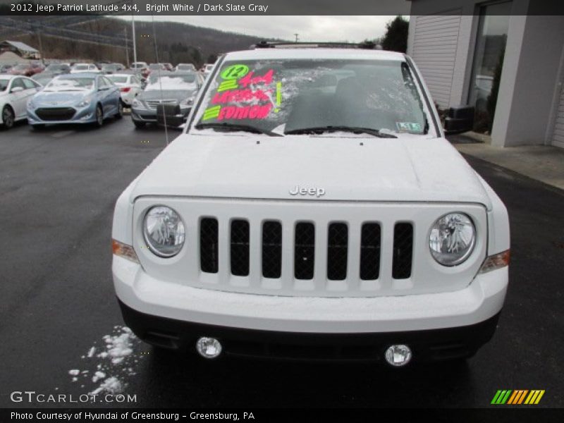 Bright White / Dark Slate Gray 2012 Jeep Patriot Latitude 4x4