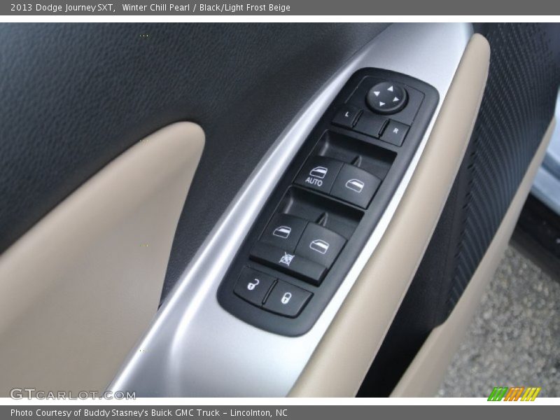 Winter Chill Pearl / Black/Light Frost Beige 2013 Dodge Journey SXT
