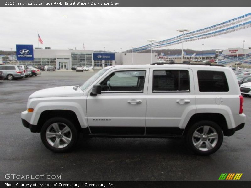 Bright White / Dark Slate Gray 2012 Jeep Patriot Latitude 4x4