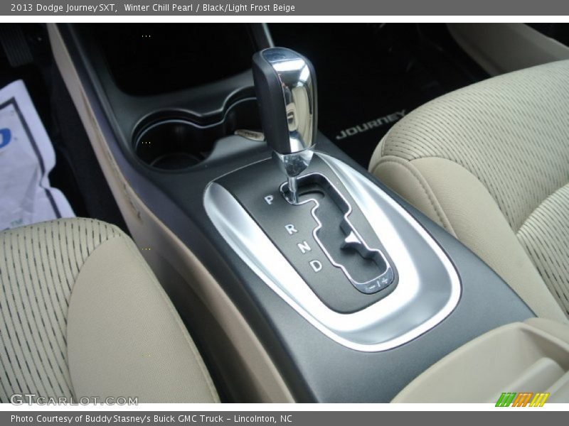 Winter Chill Pearl / Black/Light Frost Beige 2013 Dodge Journey SXT