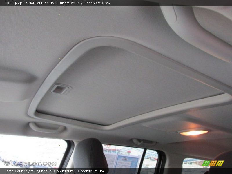 Bright White / Dark Slate Gray 2012 Jeep Patriot Latitude 4x4