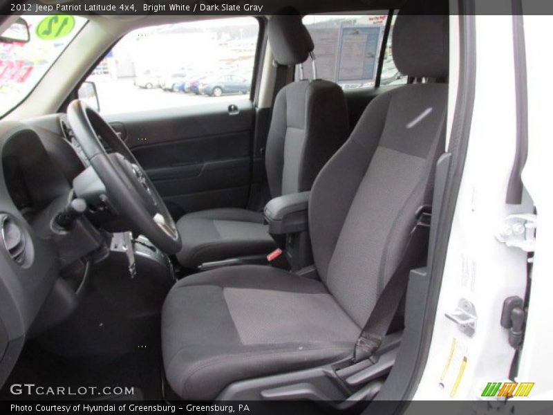 Bright White / Dark Slate Gray 2012 Jeep Patriot Latitude 4x4