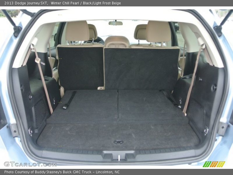 Winter Chill Pearl / Black/Light Frost Beige 2013 Dodge Journey SXT