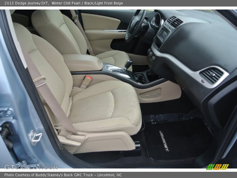 Winter Chill Pearl / Black/Light Frost Beige 2013 Dodge Journey SXT