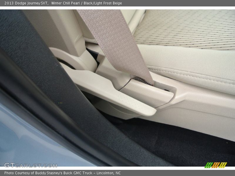 Winter Chill Pearl / Black/Light Frost Beige 2013 Dodge Journey SXT