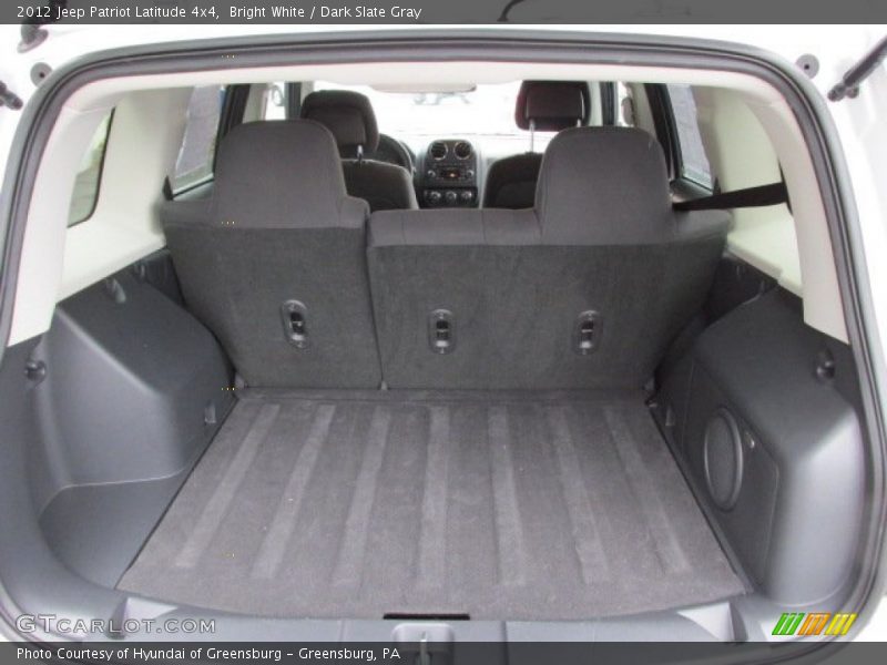 Bright White / Dark Slate Gray 2012 Jeep Patriot Latitude 4x4