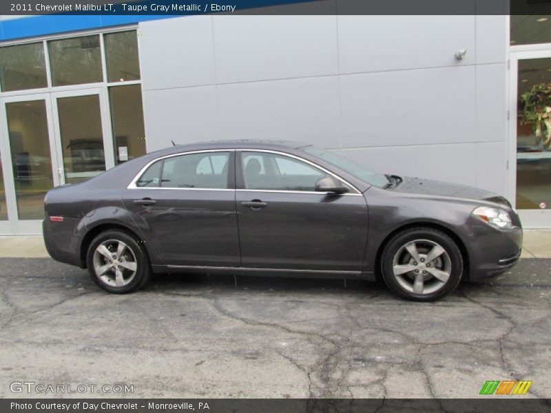 Taupe Gray Metallic / Ebony 2011 Chevrolet Malibu LT