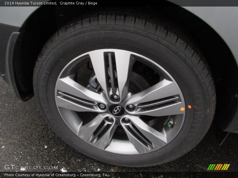 Graphite Gray / Beige 2014 Hyundai Tucson Limited
