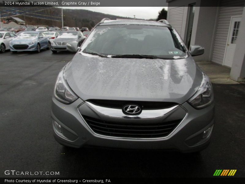 Graphite Gray / Beige 2014 Hyundai Tucson Limited
