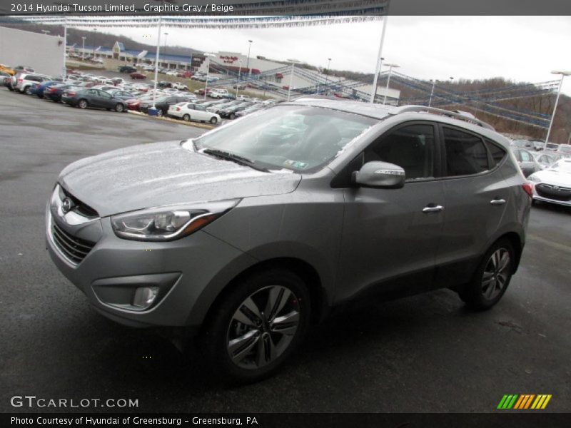 Graphite Gray / Beige 2014 Hyundai Tucson Limited