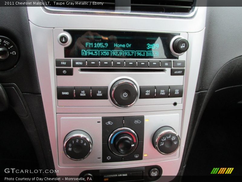 Taupe Gray Metallic / Ebony 2011 Chevrolet Malibu LT