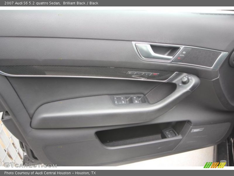 Brilliant Black / Black 2007 Audi S6 5.2 quattro Sedan
