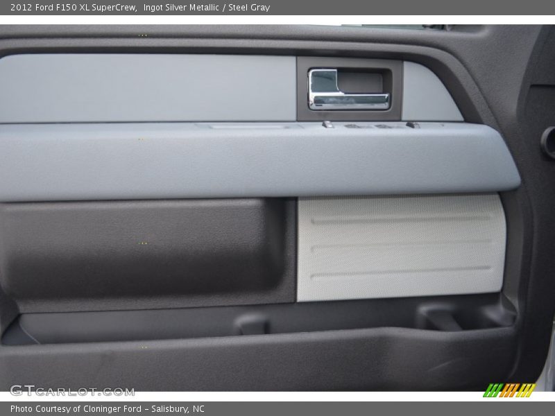 Ingot Silver Metallic / Steel Gray 2012 Ford F150 XL SuperCrew