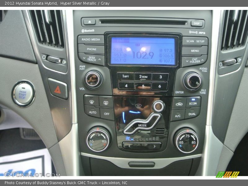 Hyper Silver Metallic / Gray 2012 Hyundai Sonata Hybrid