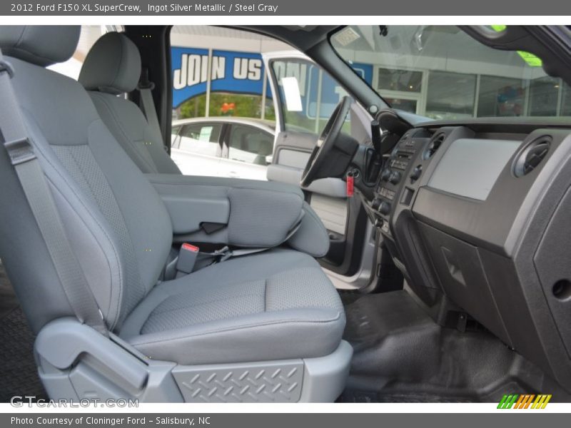 Ingot Silver Metallic / Steel Gray 2012 Ford F150 XL SuperCrew