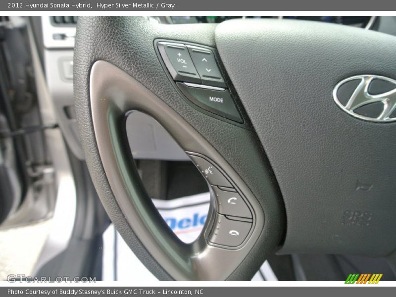 Hyper Silver Metallic / Gray 2012 Hyundai Sonata Hybrid