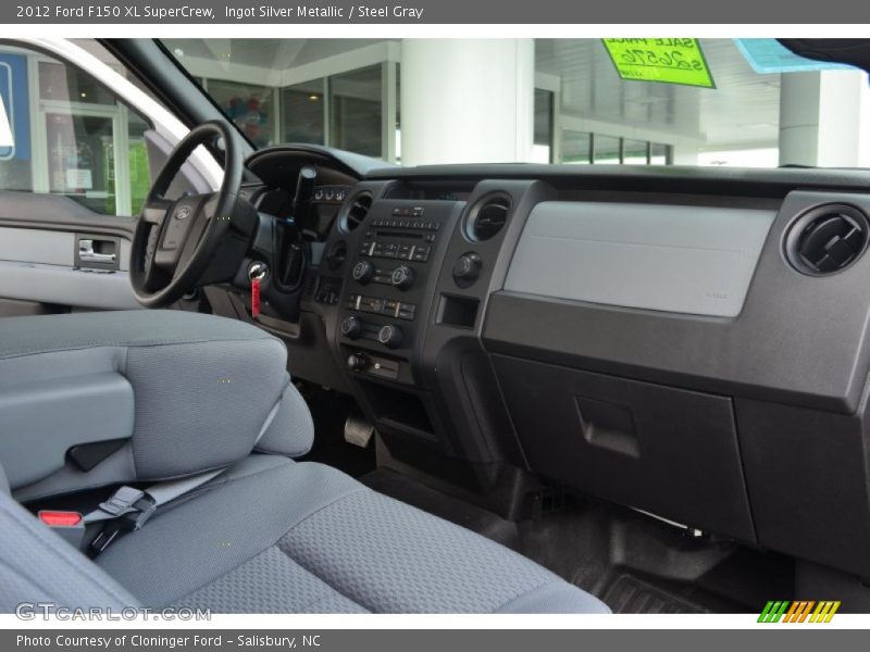 Ingot Silver Metallic / Steel Gray 2012 Ford F150 XL SuperCrew