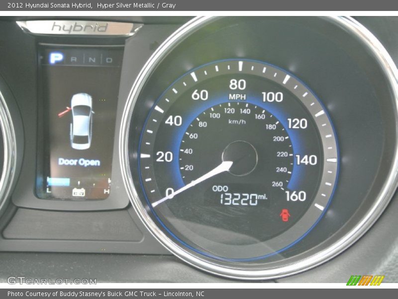 Hyper Silver Metallic / Gray 2012 Hyundai Sonata Hybrid